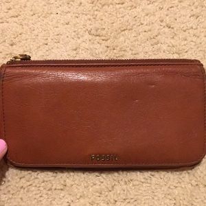 Fossil leather wallet